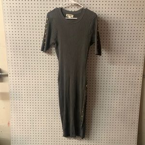 Say what size XL grey dress
